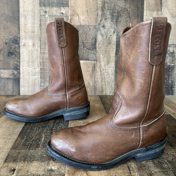 Red Wing 2214 Pecos Steel Toe Pull On Work Boots Mens 7.5 D - Picture 2 of 12